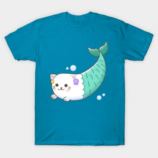 Meowmaid T-Shirt by cyanbuns